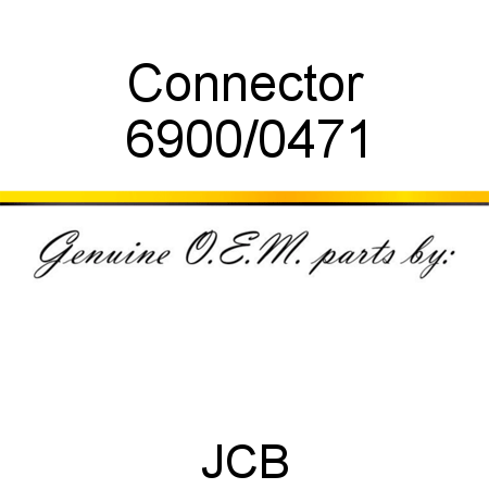 Connector 6900/0471