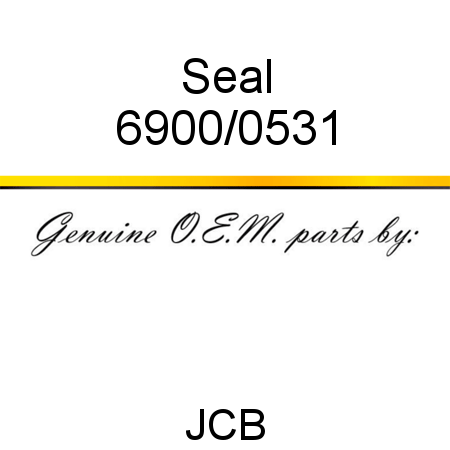 Seal 6900/0531