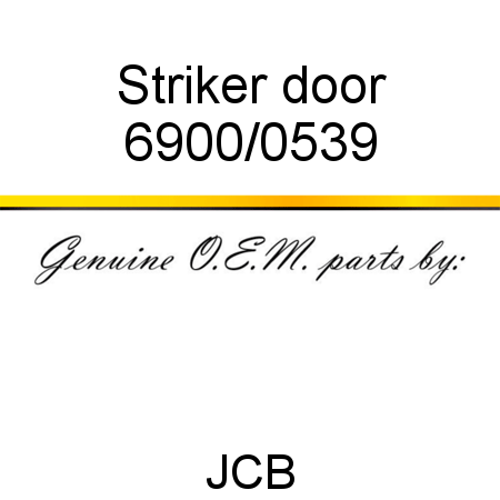 Striker, door 6900/0539