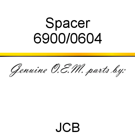 Spacer 6900/0604