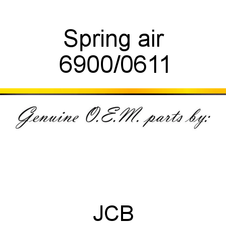 Spring, air 6900/0611
