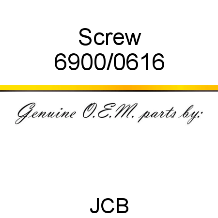 Screw 6900/0616