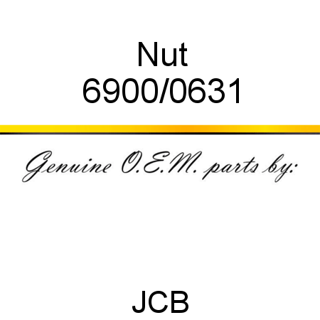 Nut 6900/0631