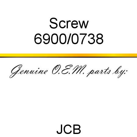 Screw 6900/0738