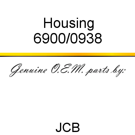 Housing 6900/0938