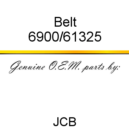Belt 6900/61325
