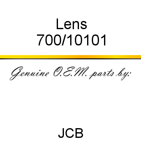 Lens 700/10101