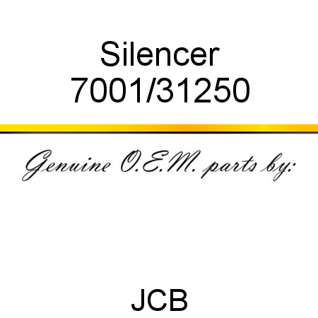 Silencer 7001/31250