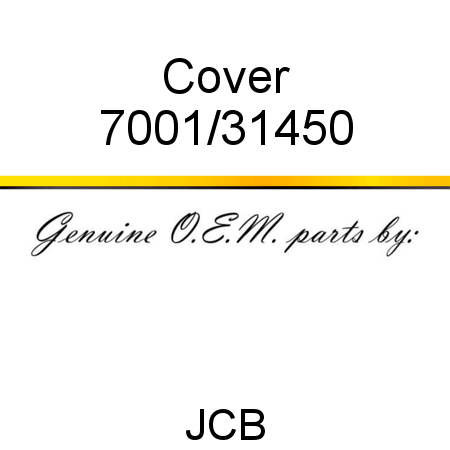 Cover 7001/31450