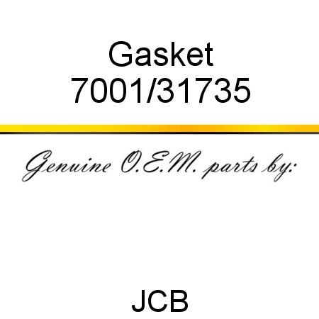 Gasket 7001/31735