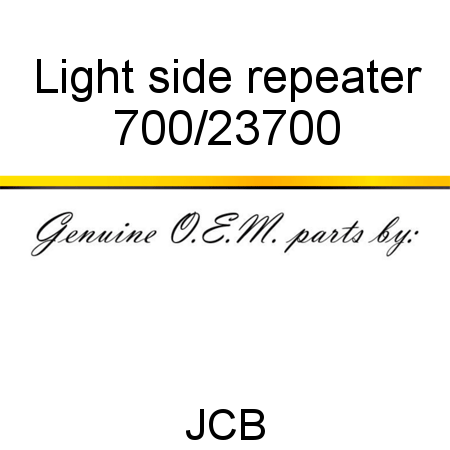 Light, side repeater 700/23700