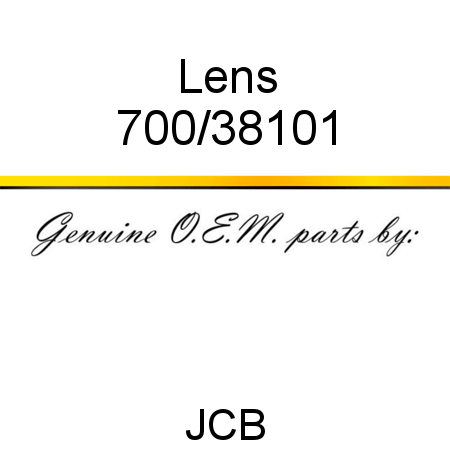 Lens 700/38101