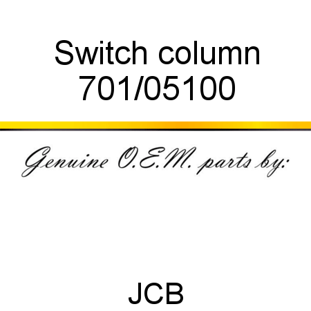 Switch, column 701/05100