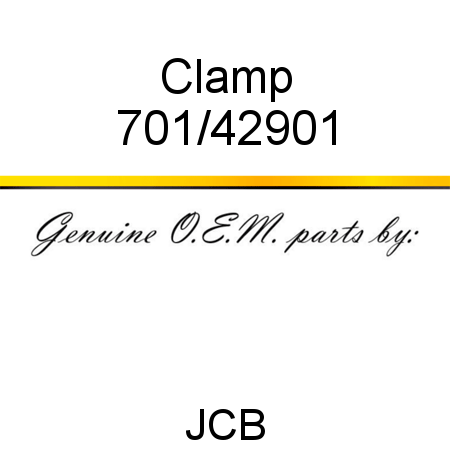 Clamp 701/42901