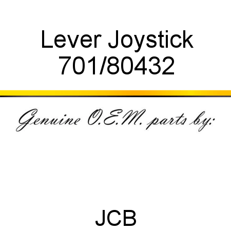 Lever, Joystick 701/80432