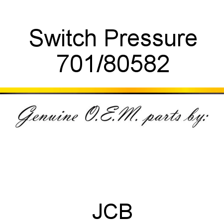 Switch, Pressure 701/80582