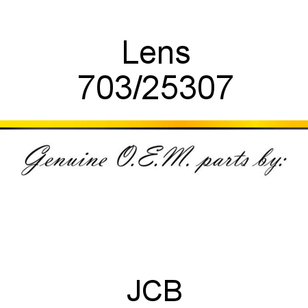 Lens 703/25307