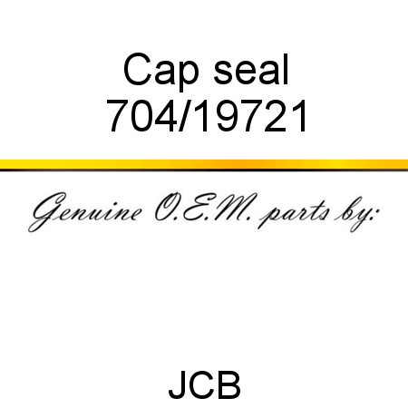 Cap, seal 704/19721