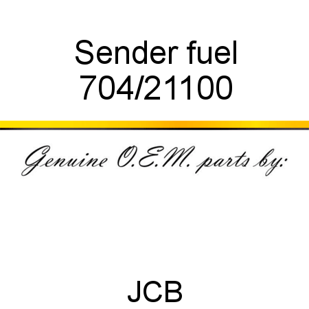 Sender, fuel 704/21100