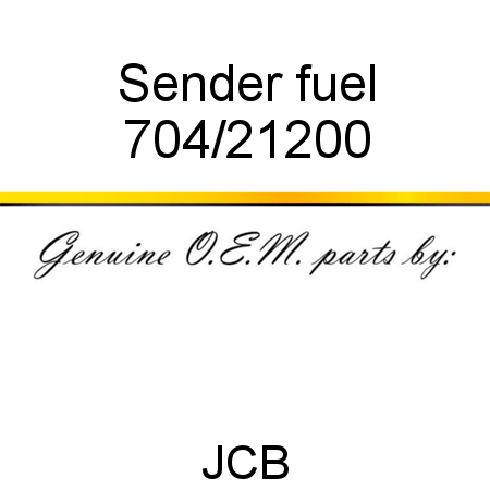 Sender, fuel 704/21200