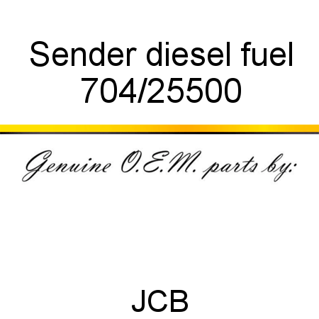 Sender, diesel fuel 704/25500