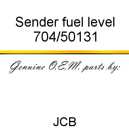 Sender, fuel level 704/50131