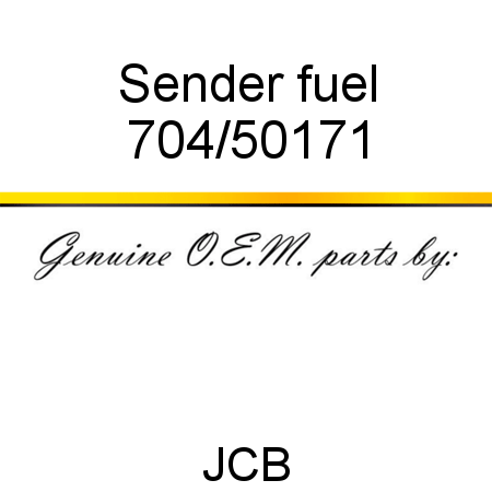 Sender, fuel 704/50171