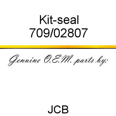 Kit-seal 709/02807