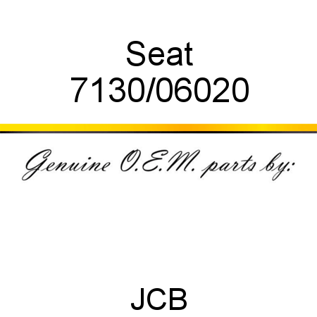 Seat 7130/06020