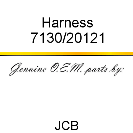 Harness 7130/20121