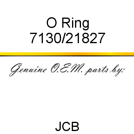 O Ring 7130/21827