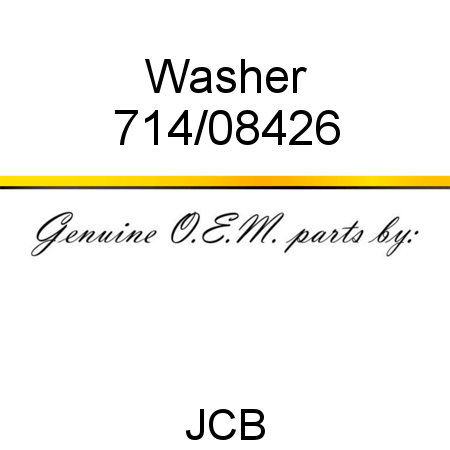 Washer 714/08426