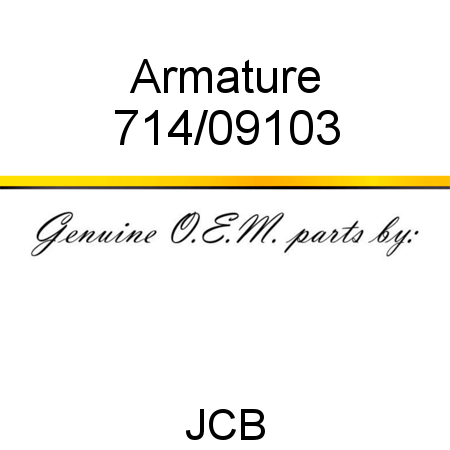 Armature 714/09103