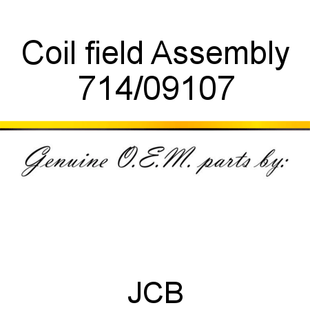 Coil, field, Assembly 714/09107