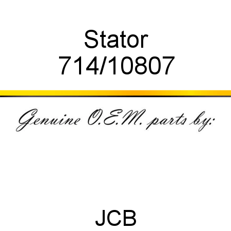 Stator 714/10807