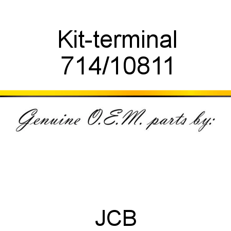 Kit-terminal 714/10811