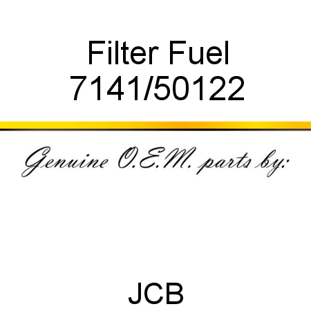 Filter, Fuel 7141/50122