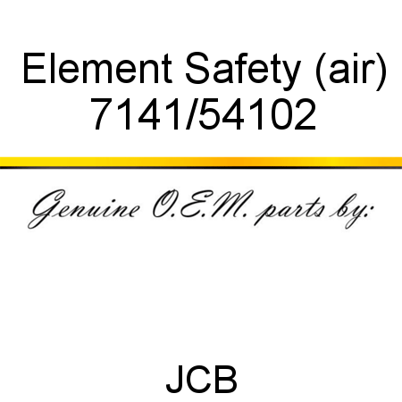 Element, Safety (air) 7141/54102