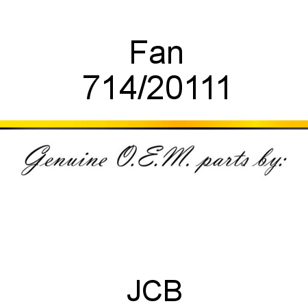 Fan 714/20111