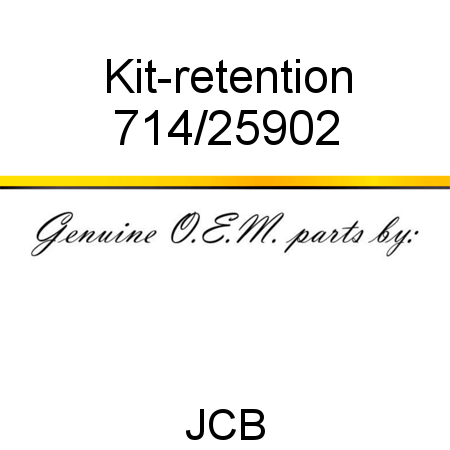 Kit-retention 714/25902