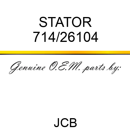 STATOR 714/26104