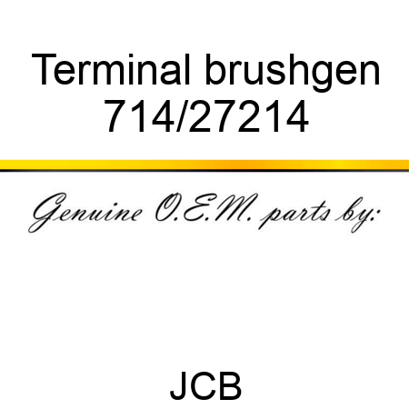 Terminal brush,gen 714/27214