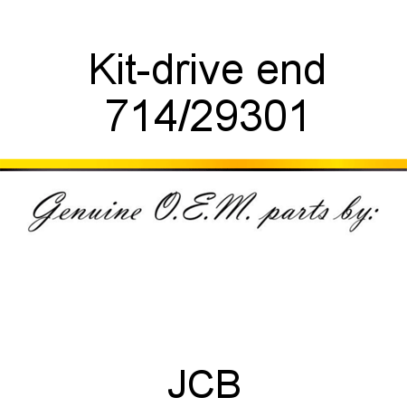 Kit-drive end 714/29301