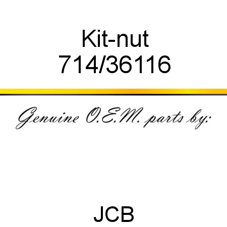 Kit-nut 714/36116