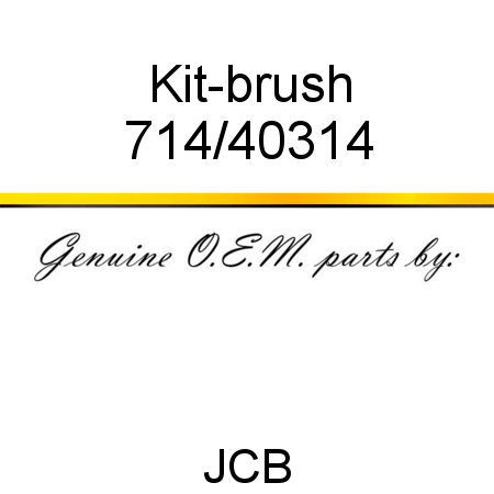 Kit-brush 714/40314