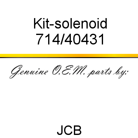 Kit-solenoid 714/40431