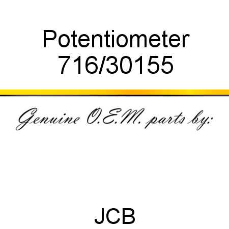 Potentiometer 716/30155
