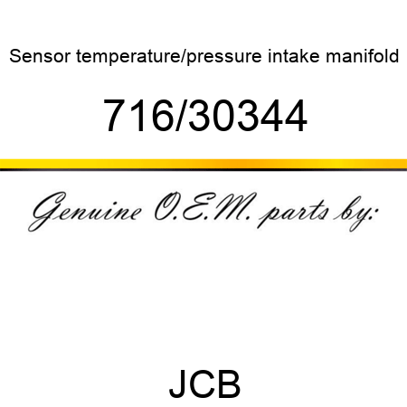 Sensor, temperature/pressure, intake manifold 716/30344