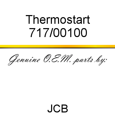 Thermostart 717/00100