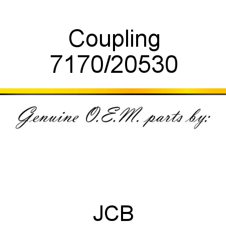 Coupling 7170/20530